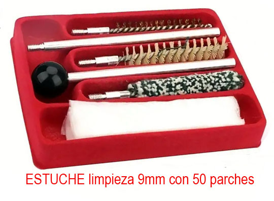 KIT DE LIMPIEZA  para pistola 9mm   7€ como regalo con una compra de 150€